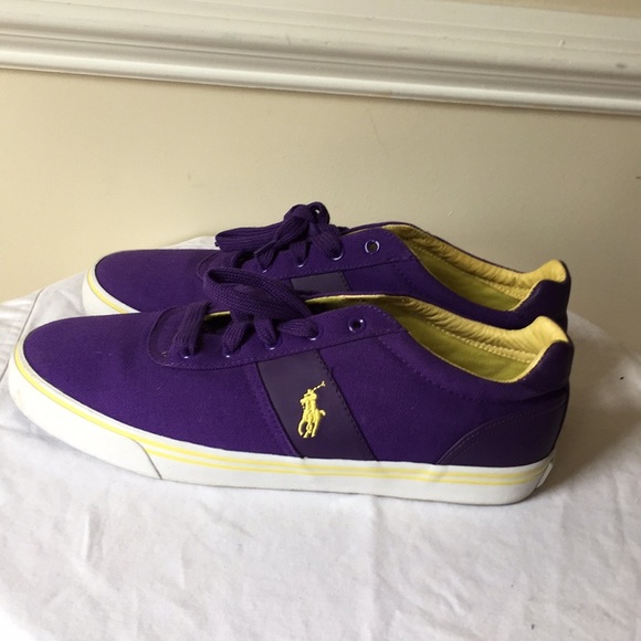 purple polo sneakers